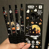 4pcs Halloween Themed Gel Pens, 0.5mm Tip Diameter, Featuring Ghosts, Pumpkins, and Witch Hats - Perfect for Classroom Rewards o