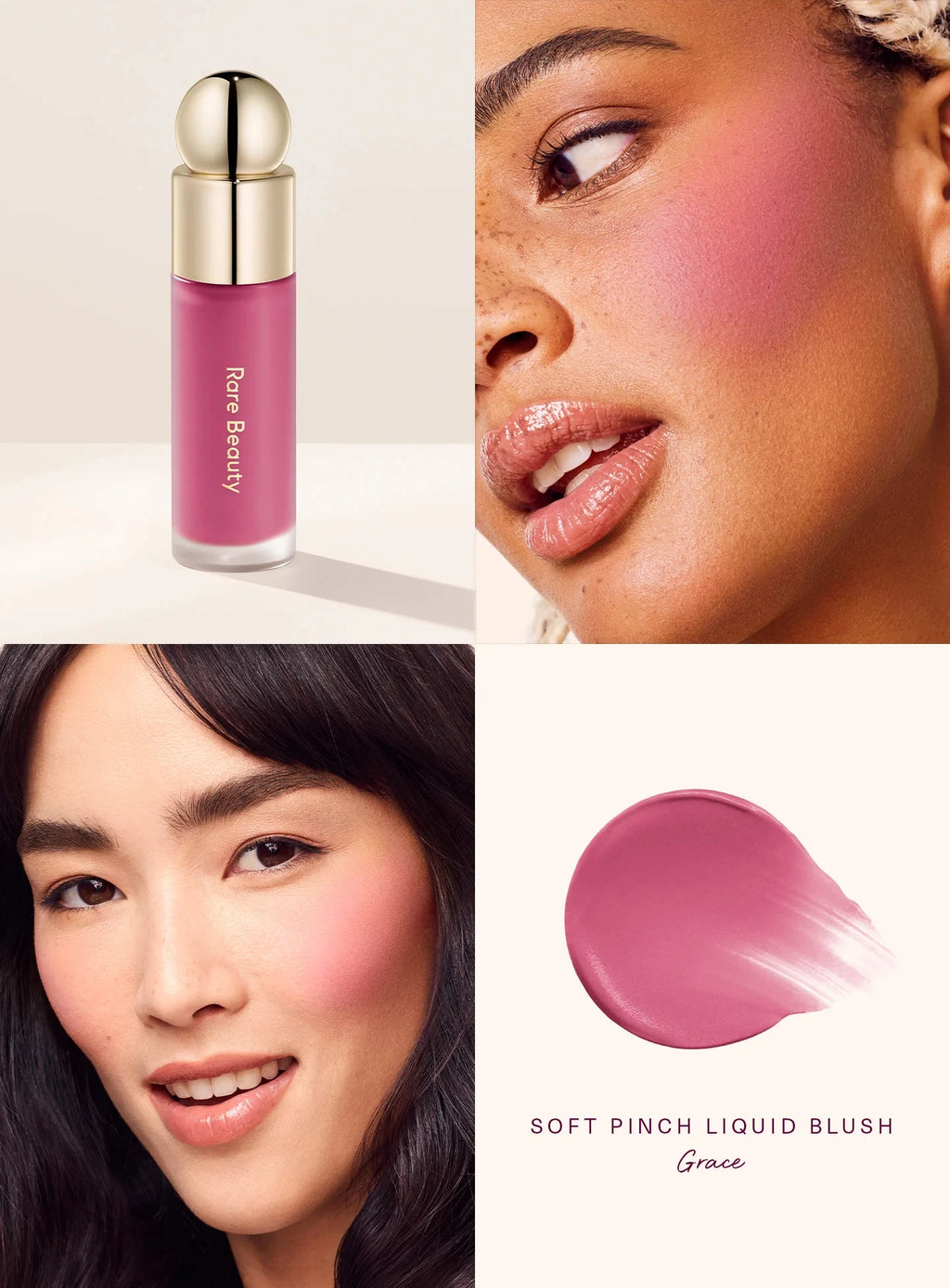 Rare Beauty Soft Pinch Liquid Blush Silky and Glide On Smooth Long Lasting Plump Pinch-perfect Flush Seamless Matte Dewy Makeup