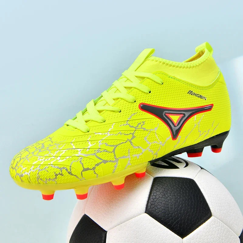 New Men Soccer Shoes Outdoor Adult Non-Slip Football Boots Futsal Cleats Sport Sport Comfortable Training Match Grass Ultralight