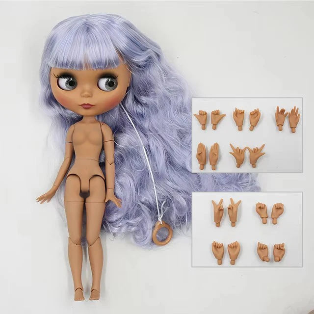 ICY DBS Blyth Doll 1/6 BJD Joint Body White Skin Tan Skin Dark Skin Matte Face Nude Doll 30cm Anime Toy Girls Gift