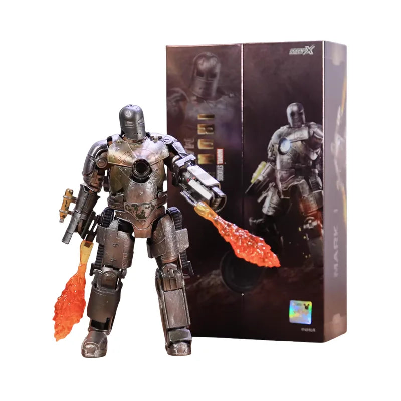 ZD Toys Iron Man Action Figure Joint Movable MK1 MK3 MK6 MK7 MK42 MK45 MK50 MK85 MK17 MK33 MK39 Adult Collection Figure Gift