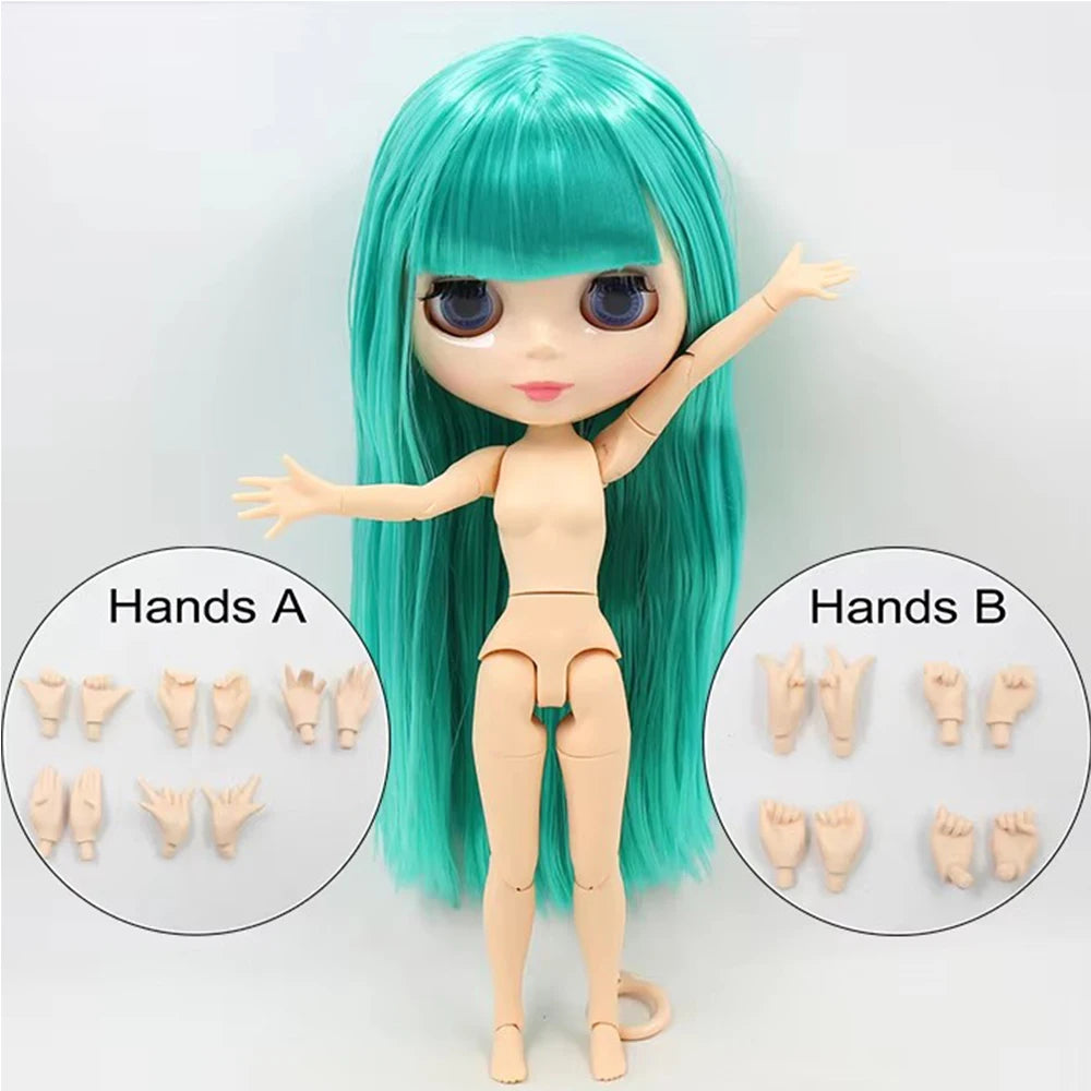 ICY DBS Blyth doll toy 30cm 1/6 bjd natural skin joint body shiny face random eyes colors toy anime girls gift