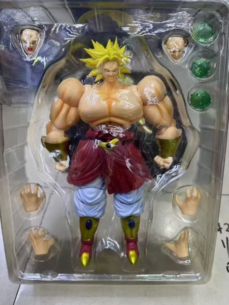 Dragon Ball Legend Super Saiyan Broly Shf Joint Movable Ornaments Model Gift Collection