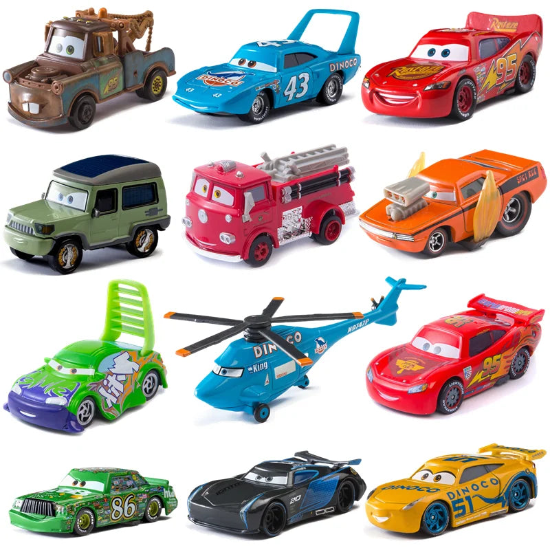 Cars Mcqueen Pixar Cars 3 Lightning Mcqueen Toys Mater Model Collection 1:55 Diecast Vehicles Alloy Car Toy For Children Gifts