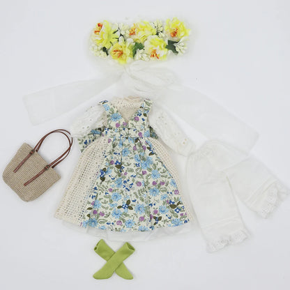 ICY DBS Blyth Doll 1/6 Clothing Joint Body Princess Dress Casual Clothing Toy Gift
