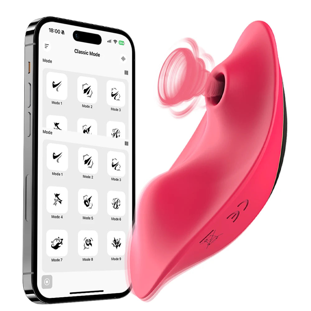 App-Controlled Wearable Suction Vibrator