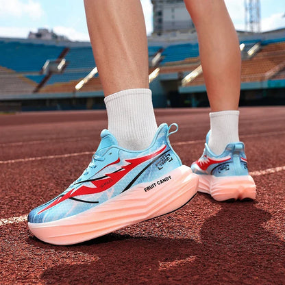 Men's Running Shoes Breathable Couple Trainer Race Luxury shoes Sneakers Mesh Outdoor Non-Slip Jogging Cushioning Off-road Shoes