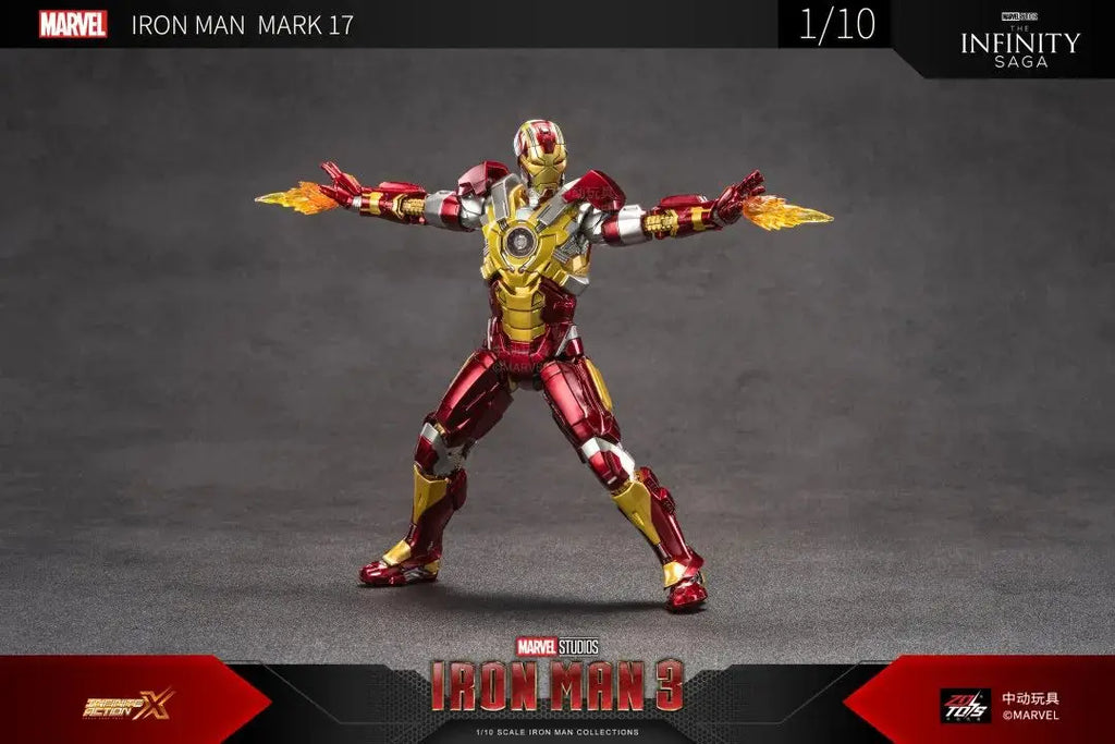 ZD Toys 1/10 Iron Man Figurines MK30 Iron Patriot Blacklash Figures MK33 MK39 MK17 MK21Action Movie Model Adult Collect Gift