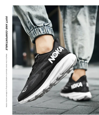 Men's Running Shoes Luxury Shoes Trainer Race Jogging Cushioning Outdoor Breathable Couple Non-Slip Sneakers Mesh Off-road Shoes