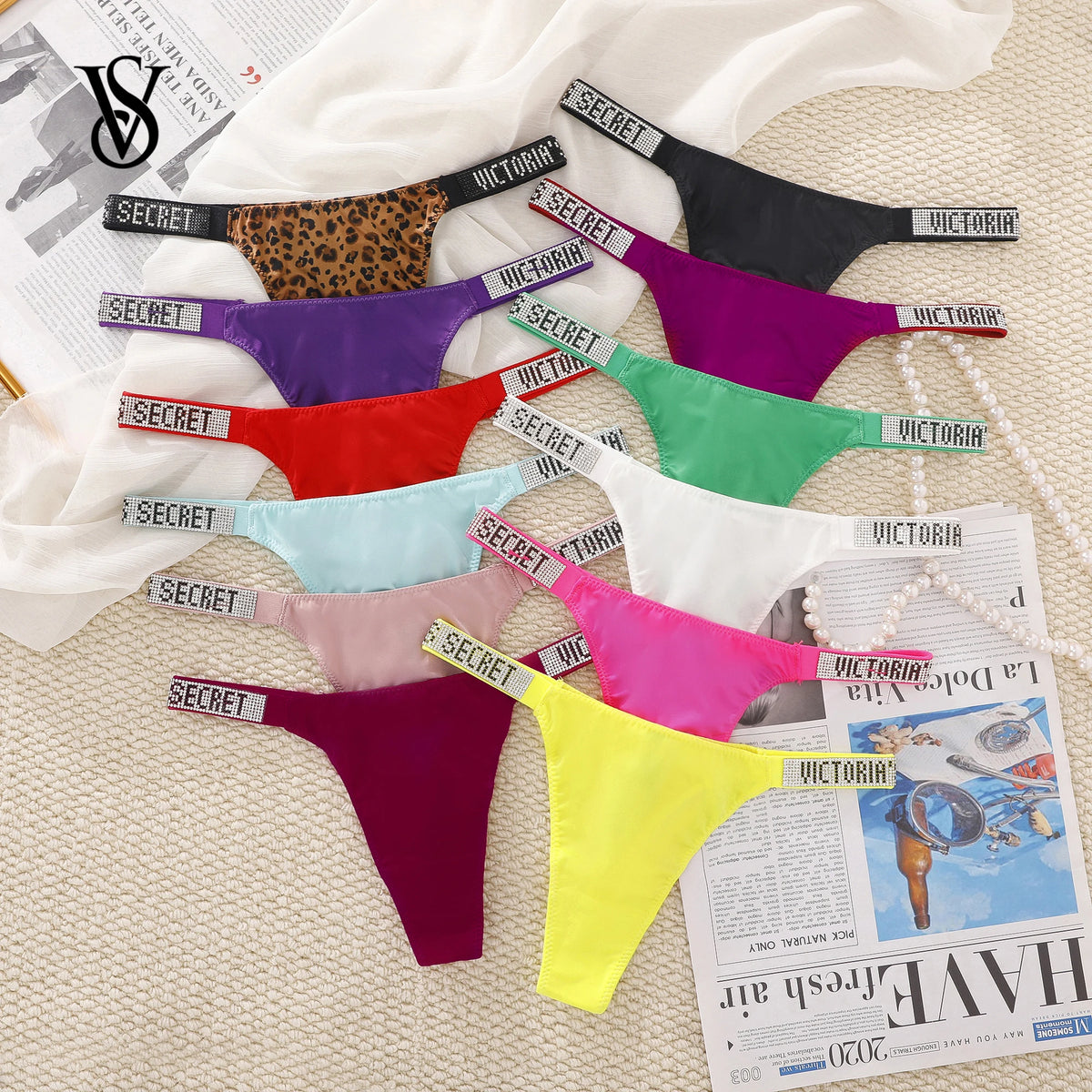 Women's Seamless Lace Thong Panties