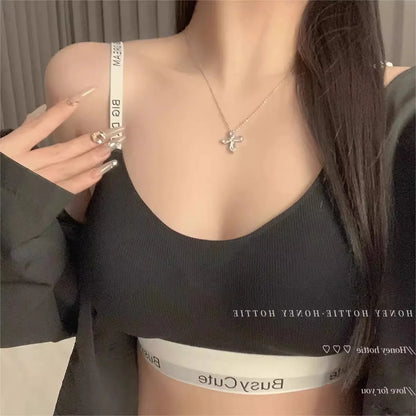 Women's Wireless Sports Bra Set