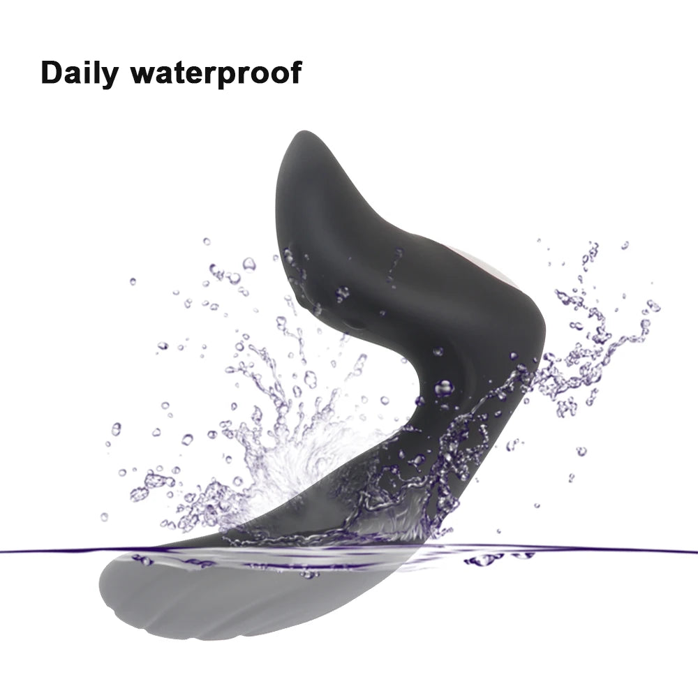 Vibrating Prostate Massage Dildo Vibrator Anal Plug Powerful Motors 10 Stimulation Patterns Butt Plug Silicone Sex Toys for Men
