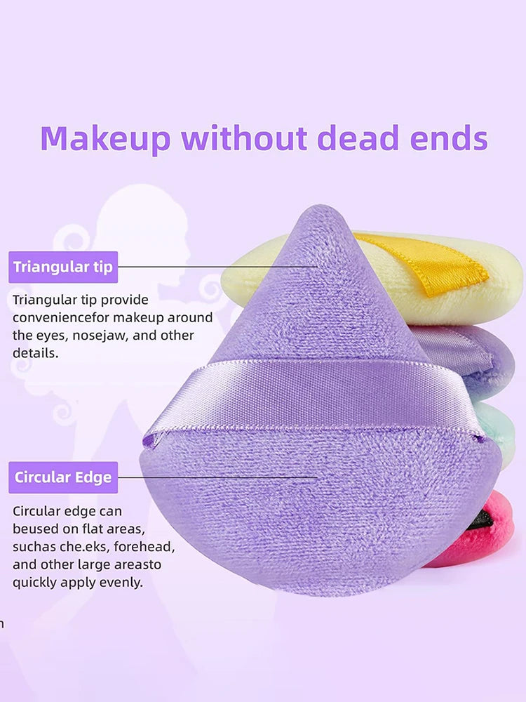 12-Piece All-Purpose Makeup Sponge Set, Made of 3 Loose Powder Puffs, 3 Mini Air Cushion Puffs, 3 Beauty Eggs and 3 Mini Beauty