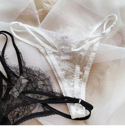 Sexy Lace Underwear Female Poly Poly Thin Soft Steel Ring up Support Anti-Sagging Collect Vice Breasts Solid Color Back Bra Set