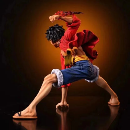 18cm One Piece Monkey D. Luffy Luffy Figures Battle Style Action Figures Anime Collection PVC Model Doll Toys Kid Birthday Gifts