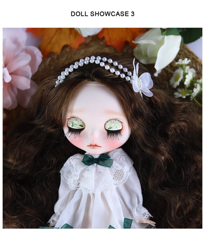 ICY DBS Blyth 1/6 Doll Hand Painted Set Morning Dew Tears Frosted Face Doll Set SD