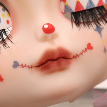 ICY DBS Blyth Baby Face DIY Matte Face Hand Painted Makeup Backplate and Screws