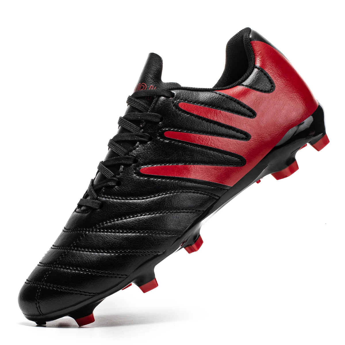 Durable Youth Football Boots PU Woven Upper TPU AG FG Studs Breathable Anti-Slip Wear-Resistant Sports Footwear