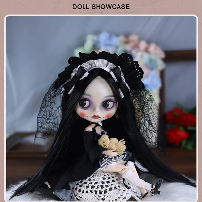ICY DBS Blyth 1/6 Doll Hand drawn Set Zombie Set Long Eyelash Sleeping Eye Doll Set SD