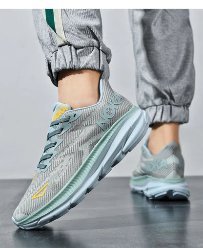 Men's Running Shoes Luxury Shoes Trainer Race Jogging Cushioning Outdoor Breathable Couple Non-Slip Sneakers Mesh Off-road Shoes