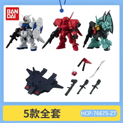 Bandai Gashapon Mobile Suit Ensemble (MSE) Gundam RX-78-2 Strike Hi-Nu Wing Astray ZZ Barbatos Assemble Model Kit Toy
