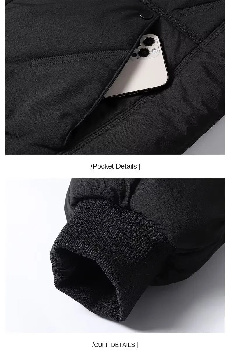 Men's Casual Zip-Up Baseball Jacket