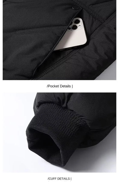 Men's Casual Zip-Up Baseball Jacket