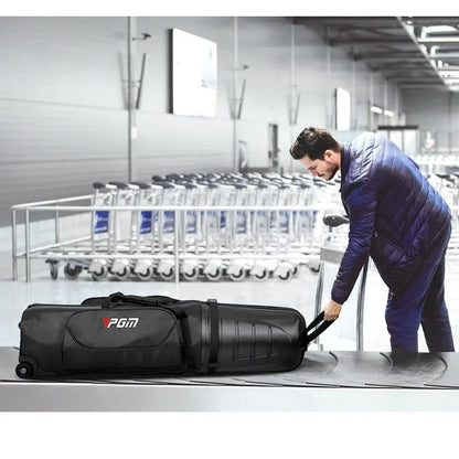 Golf Aviation Bag Men Women Hard Shell Anti Collision Squeeze Aircraft Consignment Belt Roller Skating Travel Bags HKB014