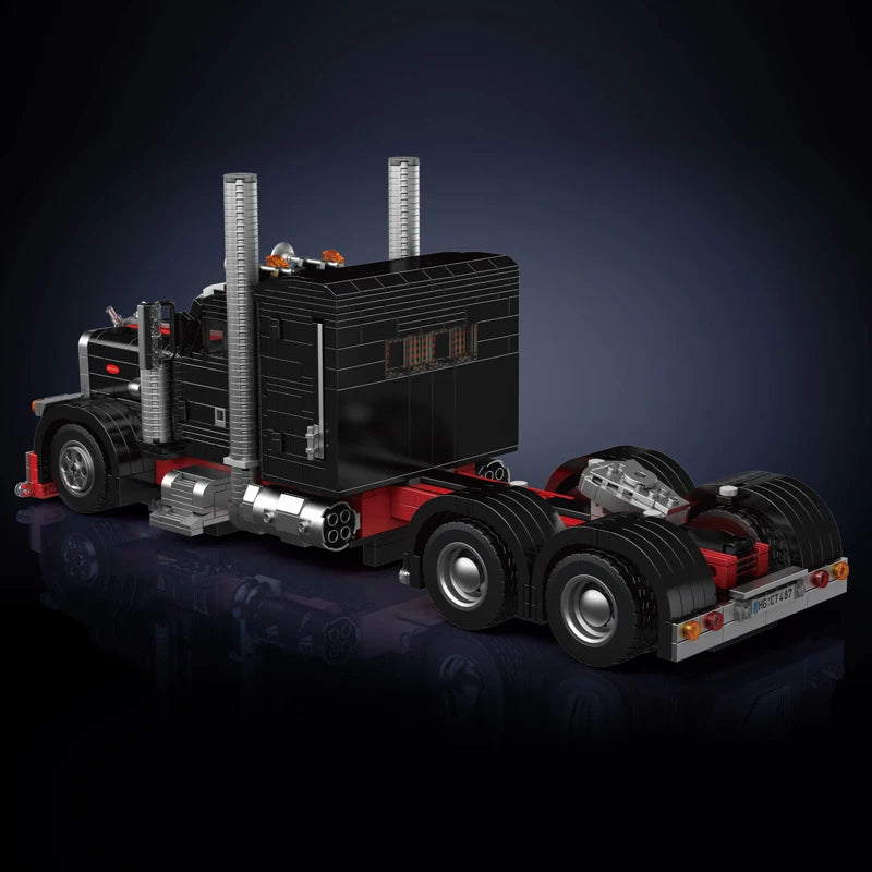 Mould King 10037 Technik American Truck Construction Kit - 1797 Pieces Truck Model Clamping Blocks for Adults