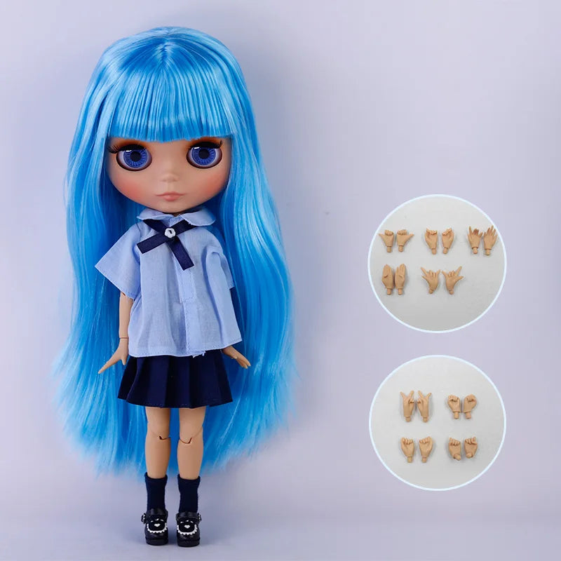 ICY DBS Blyth Doll Tan Skin Matte Face With Eyebrows Special Price 1/6 BJD JOINT body Neo Anime