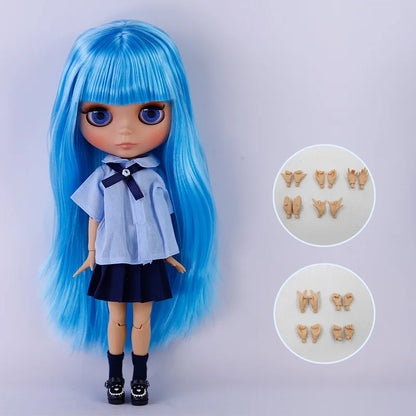ICY DBS Blyth Doll Tan Skin Matte Face With Eyebrows Special Price 1/6 BJD JOINT body Neo Anime