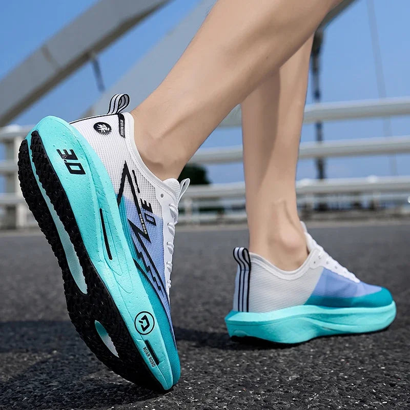 Men's Running Shoes Outdoor Luxury shoes Cushioning Race Breathable Couple Off-road Sneakers Non-Slip Mesh Trainer Shoes Fashion