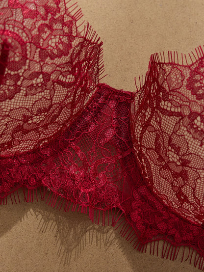 Women's Lightweight Lace Bra & Panty Set