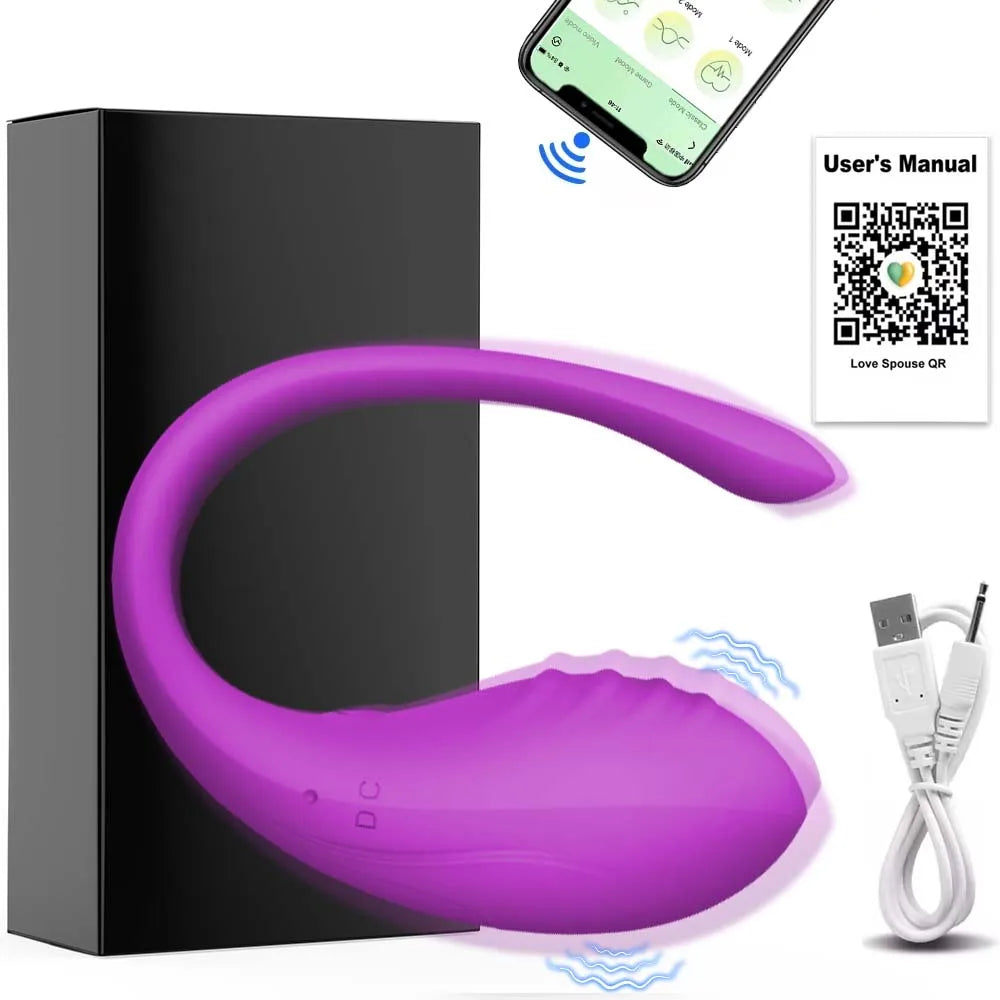 Wireless Bluetooth G Spot Vibrator for Women Dildo APP Remote Control Wear Clit Vibrating Egg Female Panties Sex Toys for Couple