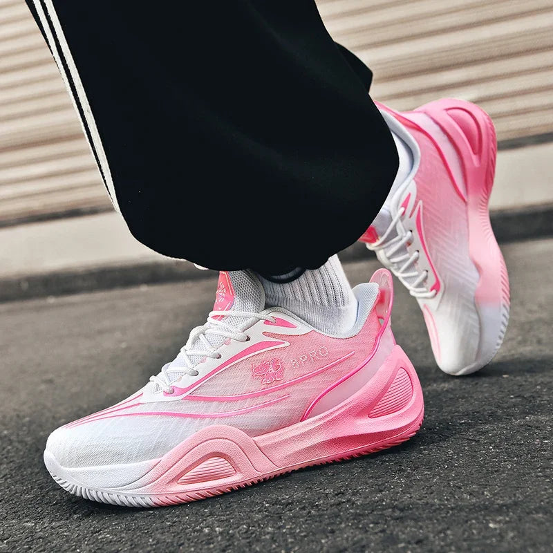 Men Basketball Shoes Unisex High Quality Sneakers Women Light Sports Shoes Outdoor Unisex Breathable Athletic Trainer Non-slip