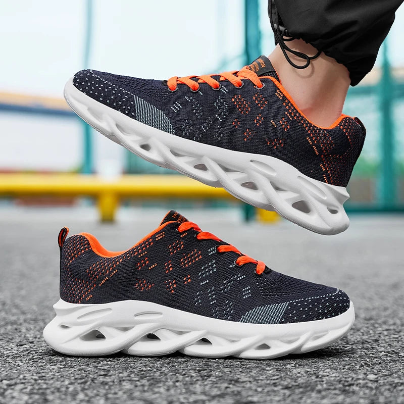 Men’s Breathable Cushioned Running Shoes