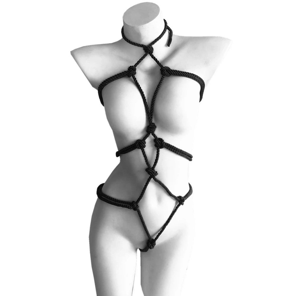 Women’s Rope Body Harness Belt BDSM Bondage Lingerie Adjustable Chest Straps Fetish Intimate Adult Products Sex Toy Clothing 18+