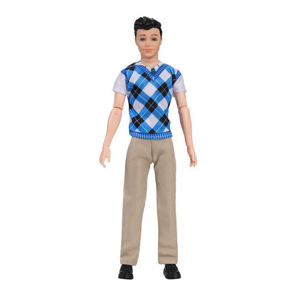 30cm Fashion Ken Doll Full Set 1/6 Multi Jonts Movable Boyfriend with Clothes Suit Children Dress Up Toys