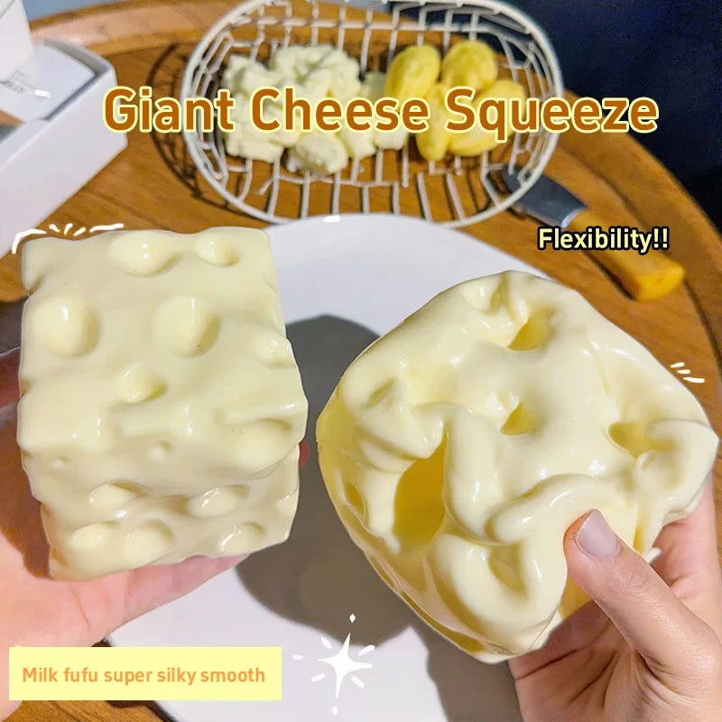 Handmade Coconut Oil Cheese Moldable Squishy Blind Box Non-Rebound Pinch Stress Relief Fidget Toy Decompression Plastic Ball