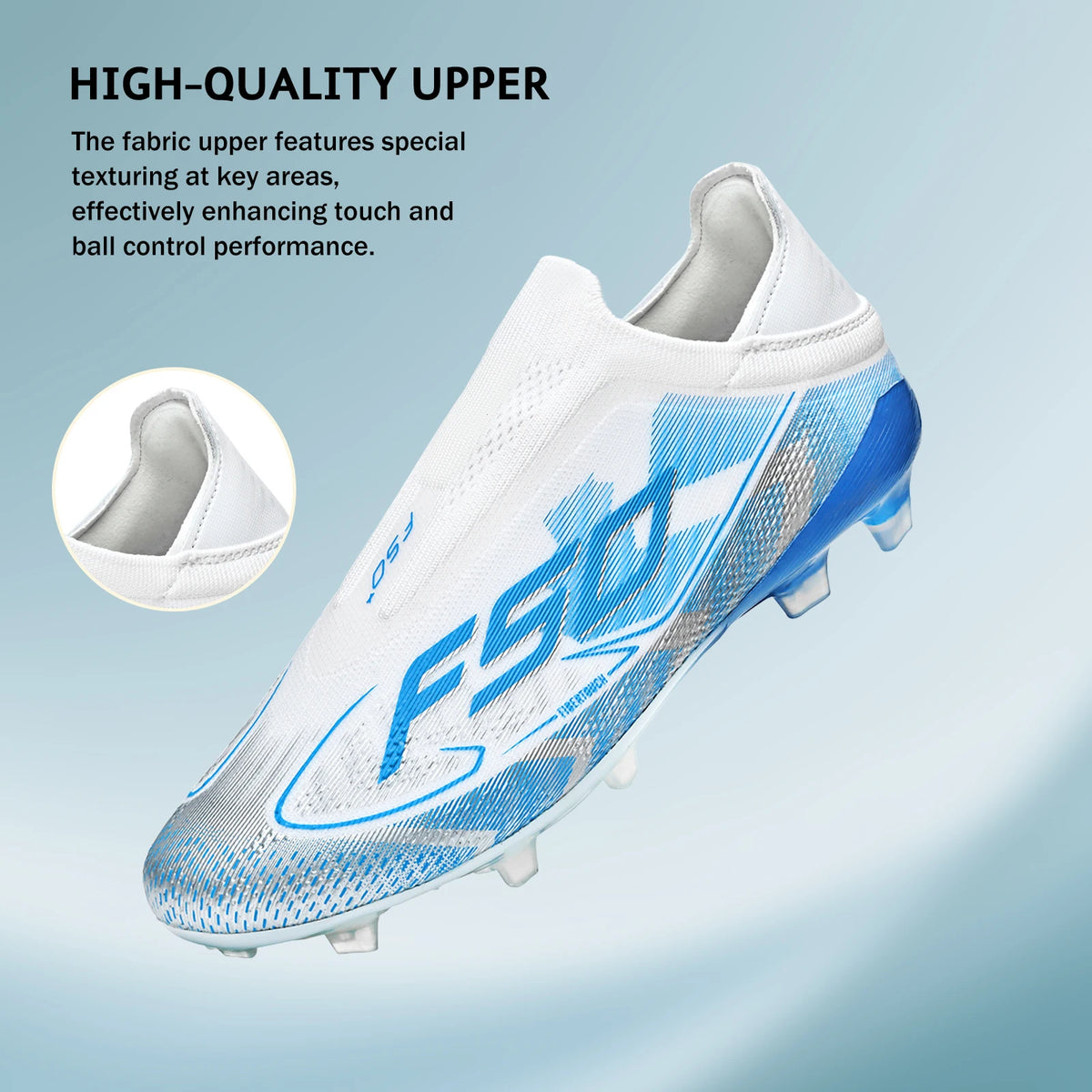 Ultra Light AG FG Football Shoes Sweat-proof PU Fabric Wear-resistant TPU Sole Snug Fit Unisex Natural Grass Practice Sneakers