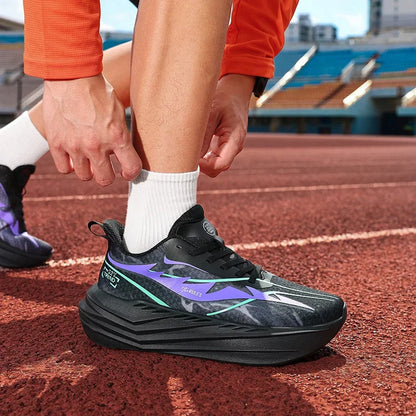Men's Running Shoes Breathable Couple Trainer Race Luxury shoes Sneakers Mesh Outdoor Non-Slip Jogging Cushioning Off-road Shoes
