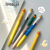 4/8pcs Duck And Chick Gel Pen Creative Duck Rotate Gel Pen Chick Press Gel Pen Black Writing Pen Office Supplies Small Gift