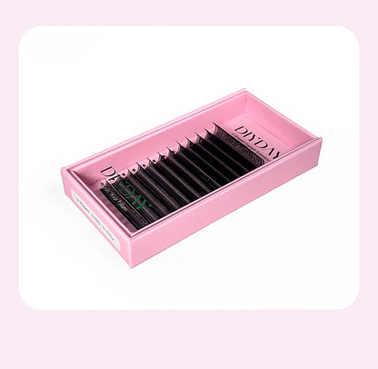 DIYDAY U-shaped Eyelash Extension Easy to Apply 3D Volume False Lashes Natural Wispy U YY Shape Faux Mink Eyelashes for Makeup