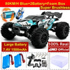 Super Brushless 80KM or 50KM/H 4WD RC Car With LED Remote Control Cars High Speed Drift Racing 4x4 Off Road Truck Kid Adult Toy