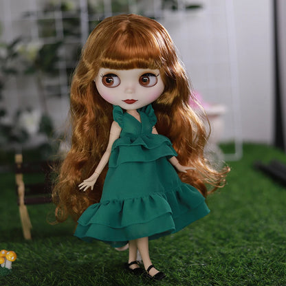 ICY DBS Blyth doll joint body temperament dress casual sports skirt toy anime set
