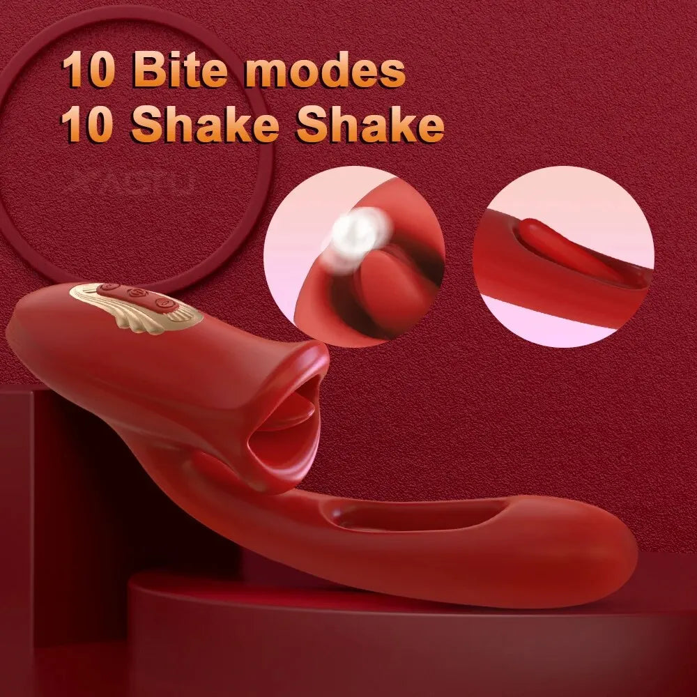 Dual-Action Suction Personal Massager