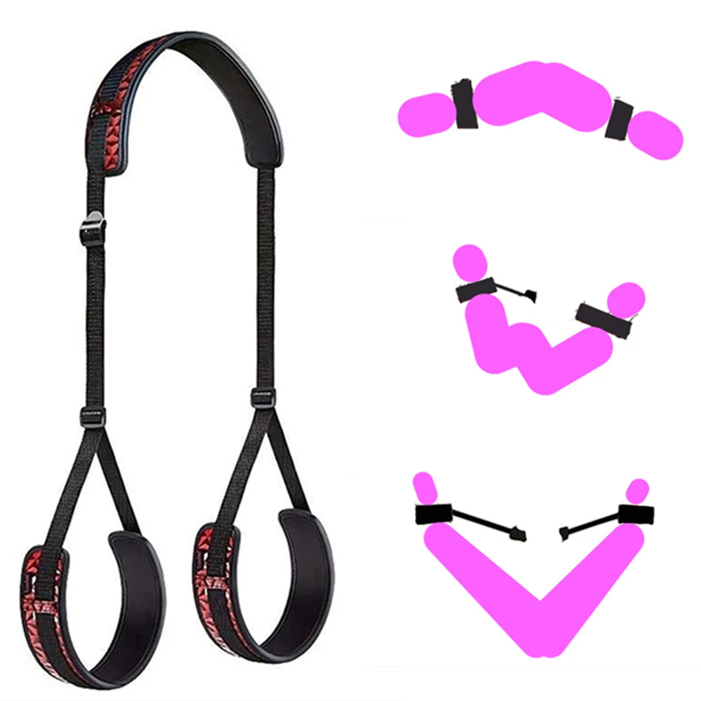 SM Thigh Restraint Sling Legs Binding Adult Sex Products Sex Swing Bondage Set Slave Fetish Toy for Women Couple Sex Shop Couple