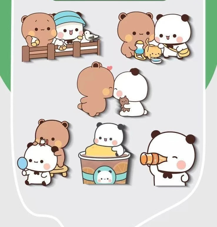 Cute Bubu Dudu Fridge Magnets Kawaii Panda Yier Refrigerator Magnets Sticker Home Decor Sticker Creative Anime Home Accessories