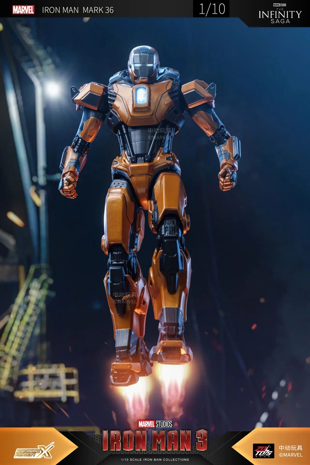 ZD Toys Iron Man Action Figure Mark 35 Red Snapper Iron Man MK 24 MK 22 MK 47 Tony Stark Ironman Figure Action Collect Toy Gift