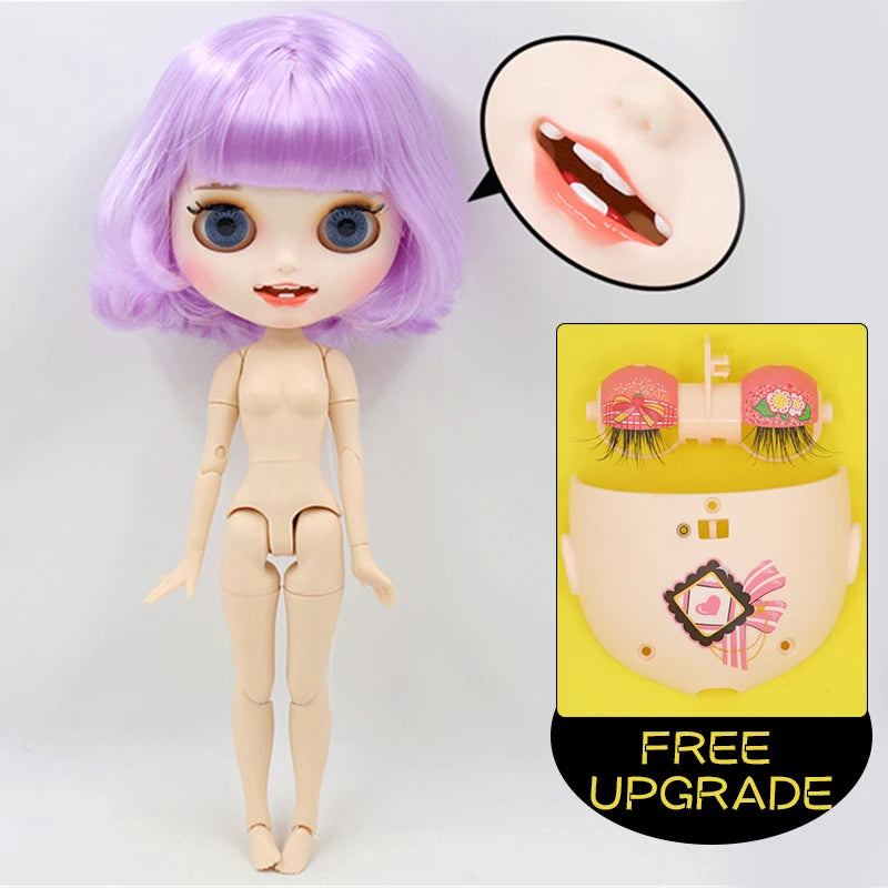 ICY DBS Blyth Doll 1/6 bjd ob24 toy joint body white skin custom doll customized face matte face 30cm toy girls gift